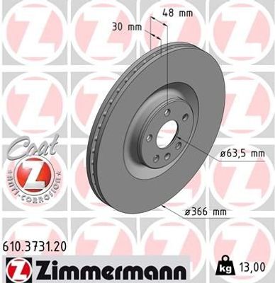 Remschijf Coat Z 610373120