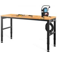 VEVOR in hoogte verstelbare werkbank opspantafel 183x64x97cm werktafel 2000lbs