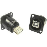 XLR-adapter USB-A-bus naar USB B Adapter, inbouw CP30115 Cliff 1 stuk(s)