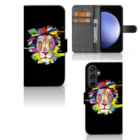 Samsung Galaxy S23 FE Leuk Hoesje Lion Color - thumbnail