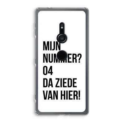 Da ziede van hier: Sony Xperia XZ2 Transparant Hoesje