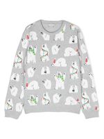 Stella McCartney Kids sweat en coton à logo imprimé - Gris