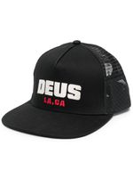 Deus Ex Machina casquette Akin à logo imprimé - Noir