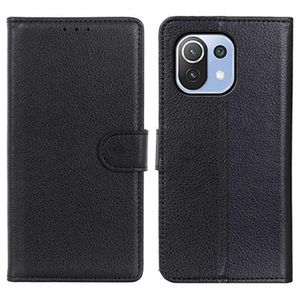 Xiaomi Mi 11 Lite 5G Wallet Case met Magnetische Sluiting - Zwart