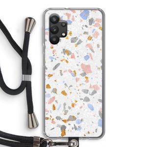 Terrazzo N°8: Samsung Galaxy A32 5G Transparant Hoesje met koord