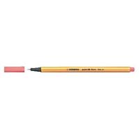 Fineliner stabilo point 88/040 f neon rood | 10 stuks