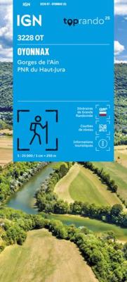 3228OT Oyonnax / Gorges de l'Ain / PNR Haut-Jura | IGN - Institut Géographique National1