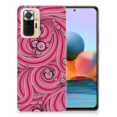 Xiaomi Redmi Note 10 Pro | Hoesje maken | Swirl Pink