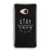 Stay true: HTC U Play Transparant Hoesje