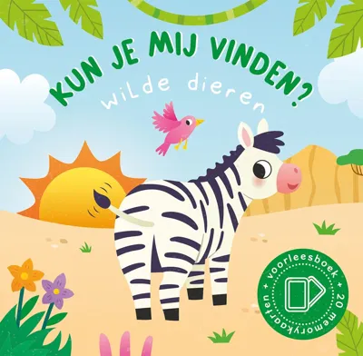 Kun je mij Vinden? Wilde dieren. Voorleesboek en Memoryspel