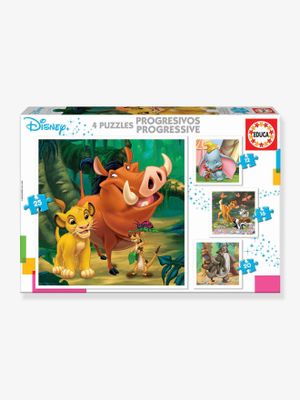 4 progressieve puzzles Baby Disney 1- EDUCA wit