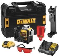 DeWALT DCE089D1R Zelfniv kruislijnlaser rood 10.8V 2.0Ah XR Li-ion