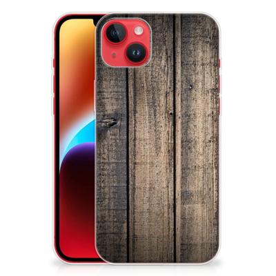 iPhone 14 Plus | Bumper Hoesje | Steigerhout