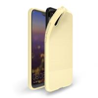 Huawei P20 | TPU Hoesje | Geborsteld Goud