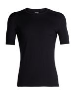 Icebreaker thermoshirt Skin 200 Contour merinowol zwart - thumbnail