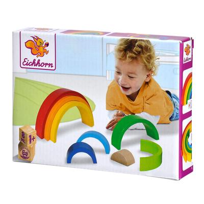 Eichhorn houten stapelregenboog 8dlg.