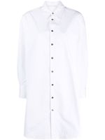 Palm Angels robe-chemise à boutonnière - Blanc