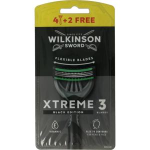 Wilkinson Xtreme III black edition 4+2 stuks