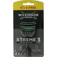 Wilkinson Xtreme III black edition 4+2 stuks