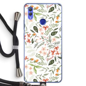 Sweet little flowers: Honor Note 10 Transparant Hoesje met koord