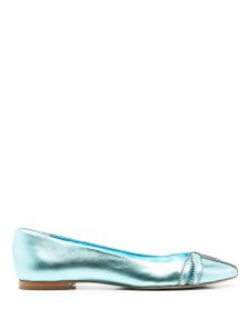 Sarah Chofakian ballerines Pati en cuir - Bleu