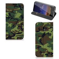 Nokia 2.2 Hoesje met Magneet Army Dark