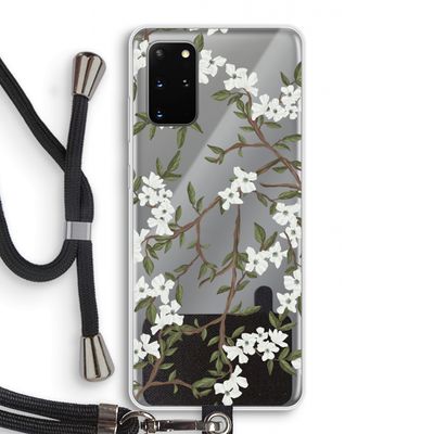 Blossoming spring: Samsung Galaxy S20 Plus Transparant Hoesje met koord