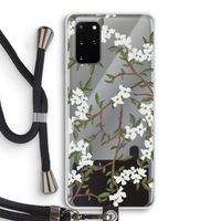 Blossoming spring: Samsung Galaxy S20 Plus Transparant Hoesje met koord