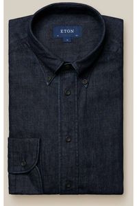 ETON Slim Fit Overhemd blauw, Effen