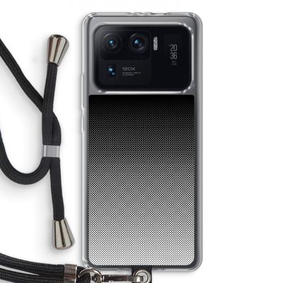 Musketon Halftone: Xiaomi Mi 11 Ultra Transparant Hoesje met koord