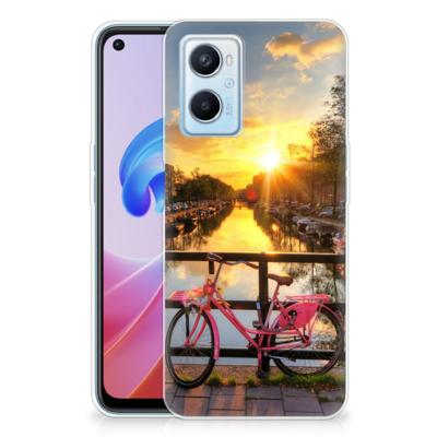 OPPO A96 | OPPO A76 | Silliconen Back Cover | Amsterdamse Grachten