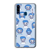 Gezichtjes: Samsung Galaxy A20s Transparant Hoesje