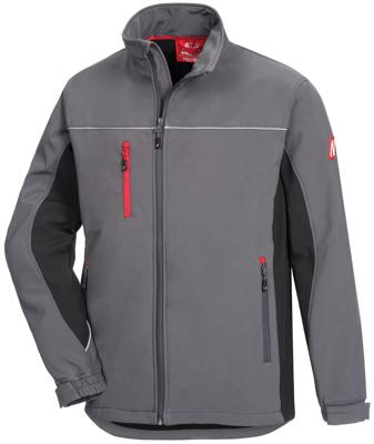 NITRAS SAFETY Softshell jacket gr. m motion tex light gray/sw
