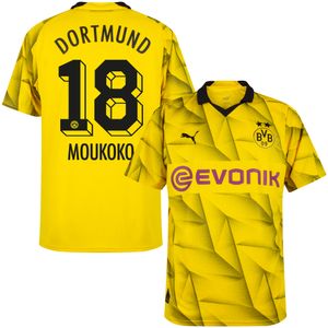 Borussia Dortmund 3e Shirt 2023-2024 + Moukoko 18