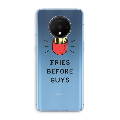 Fries before guys: OnePlus 7T Transparant Hoesje