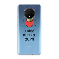 Fries before guys: OnePlus 7T Transparant Hoesje