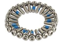 ANP BOUT M5X16 TORX M/PLAAT RVS DS A 25