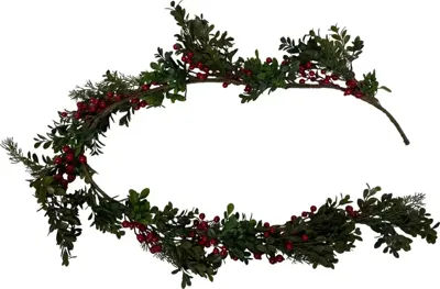 Kunsttak bes 150cm rood, groen