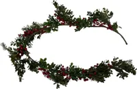 Kunsttak bes 150cm rood, groen