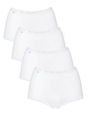 Sloggi - Basic Maxi 4-Pack - wit, Maat:42