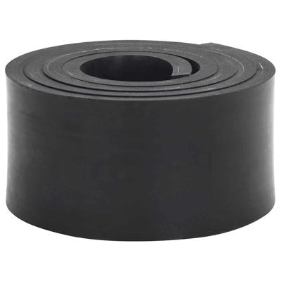 VidaXL Rubberen rand voor sneeuwploeg 150x10x1 cm zwart