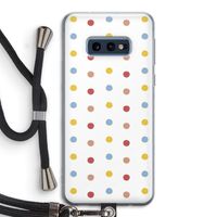Bollen: Samsung Galaxy S10e Transparant Hoesje met koord Bollen: Samsung Galaxy S10e Transparant Hoesje met koord