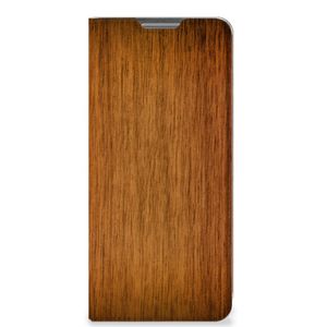 Xiaomi 12 Pro Book Wallet Case Donker Hout