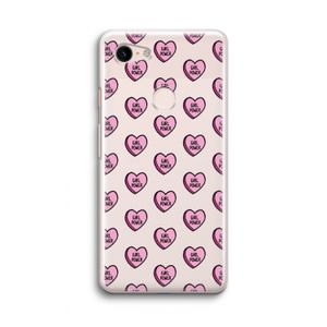 GIRL POWER: Google Pixel 3 Transparant Hoesje