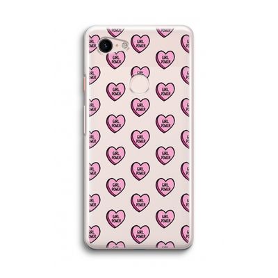 GIRL POWER: Google Pixel 3 Transparant Hoesje