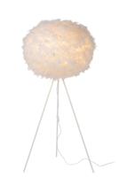 Lucide GOOSY SOFT - Vloerlamp - Ø 50 cm - 1xE27 - Wit