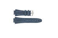 Horlogeband Jacques Lemans 1-1226 Leder Blauw 18mm