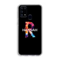 Abstract Spectrum: Samsung Galaxy M31 Transparant Hoesje