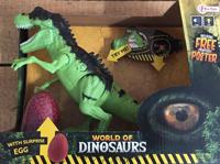 Toi Toys World Of Dinosaurs Dinosaurus (30cm) Met Licht En Geluid + Ei - thumbnail