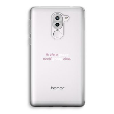 uzelf graag zien: Honor 6X Transparant Hoesje